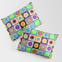 RONDO | Abstract Expressionist Geometric Pillow Sham