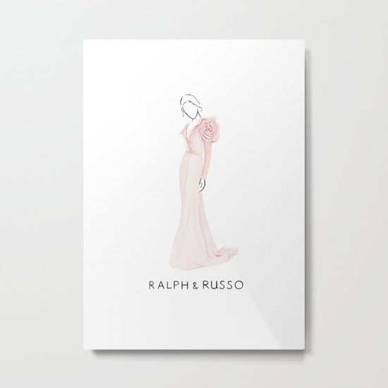 Rose dress Metal Print