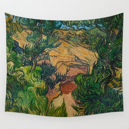 Entrance to a Quarry, 1889 by Vincent van Gogh Wall Tapestry