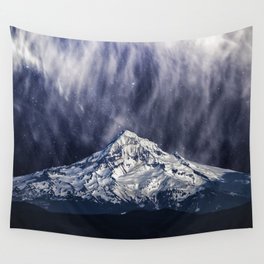 Mount Hood Magick - Stars and Clouds Wall Tapestry