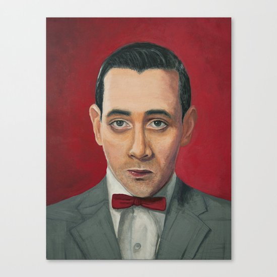 Pee-Wee Herman, A portrait Canvas Print