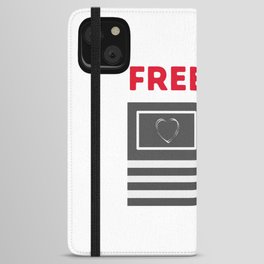 Bohemian Love Freedom Flag iPhone Wallet Case