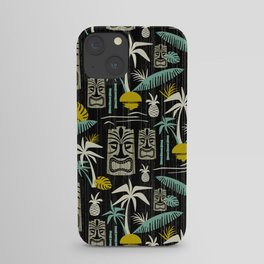 Island Tiki - Black iPhone Case