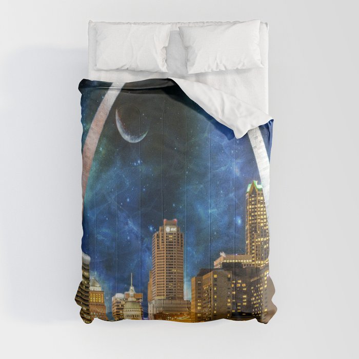 Spacey St. Louis Skyline Comforter