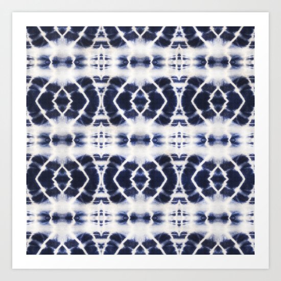BOHOCHIC INDIGO DYE Art Print