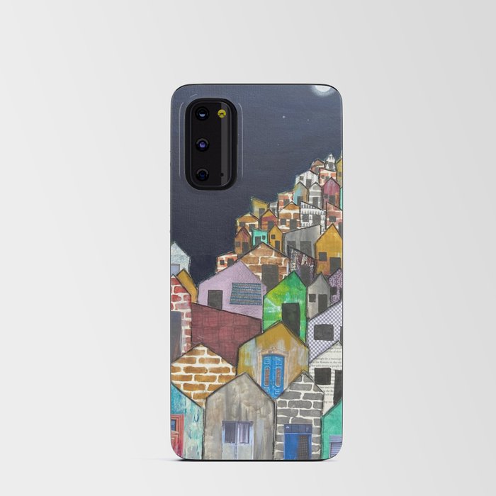 Favela Carioca by night Android Card Case