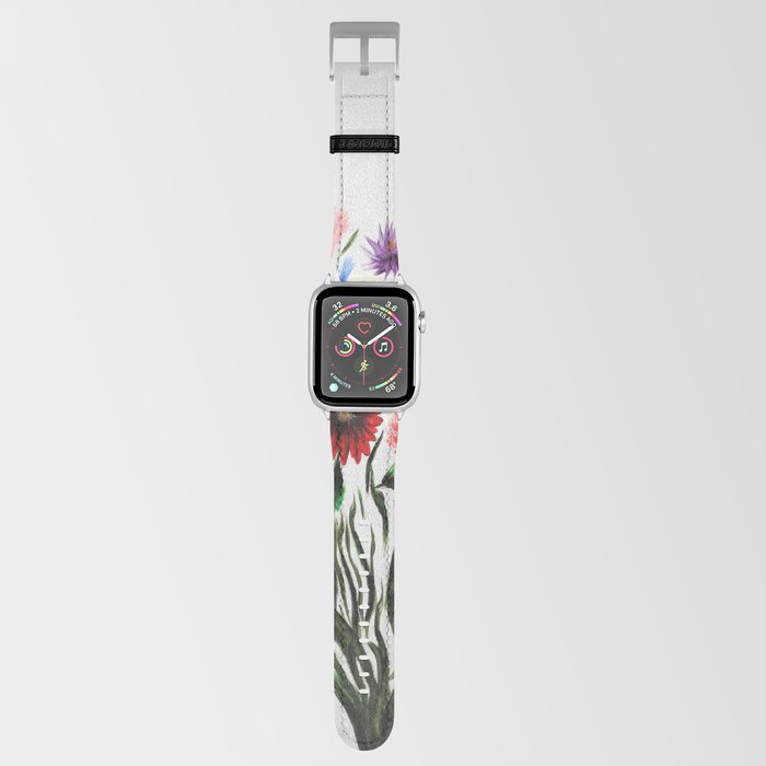 Acrylic Flowers Bouquet Art Print Apple Watch Band
