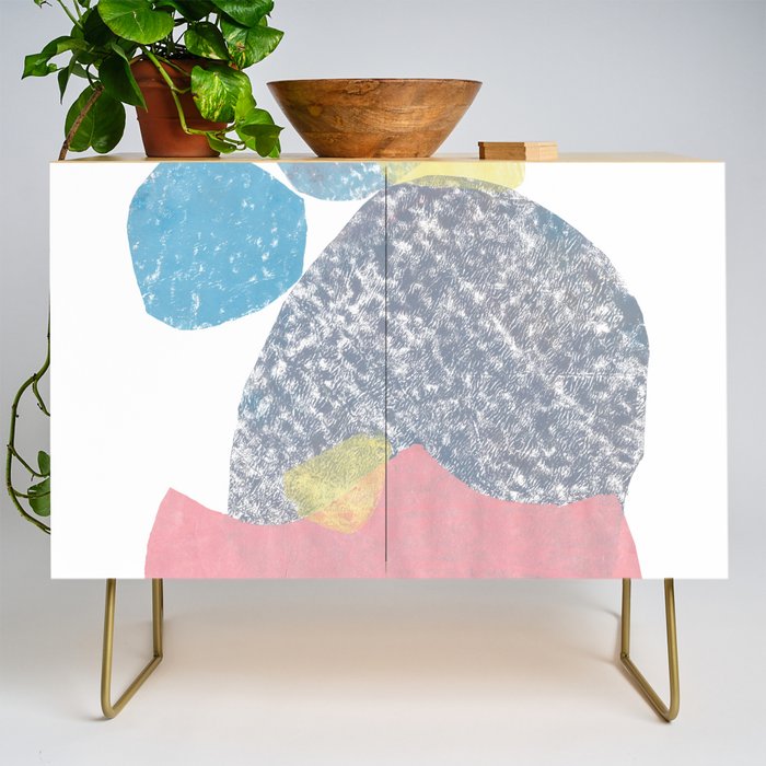 Gathering Graphic Abstract Print