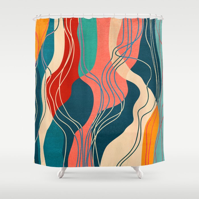 Smoke and ash Shower Curtain