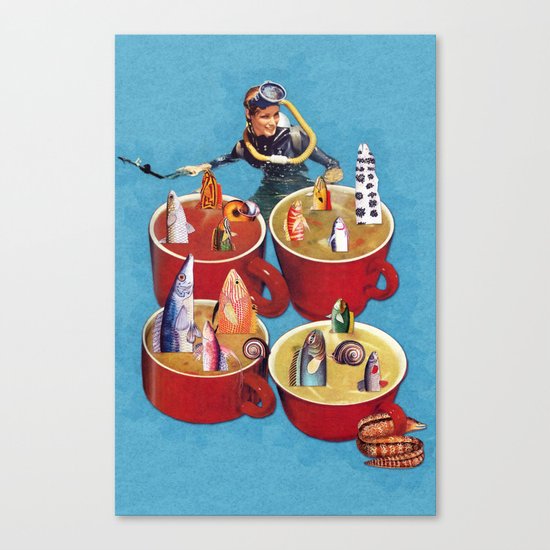 Fish Soup Canvas Print