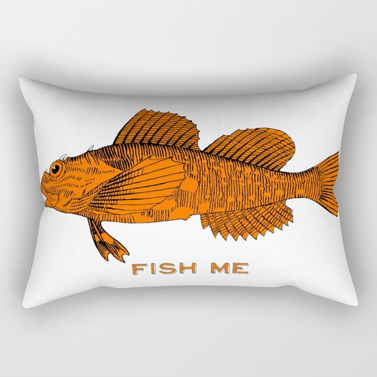 Fish Me Rectangular Pillow
