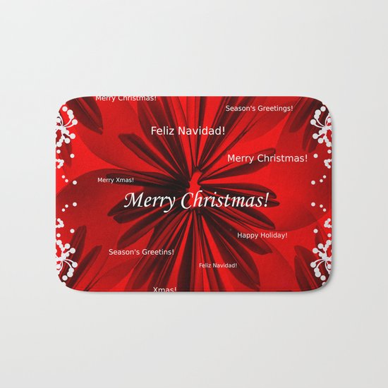 Merry Christmas Bath Mat