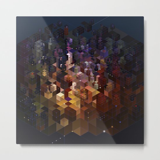 City of Lights Metal Print