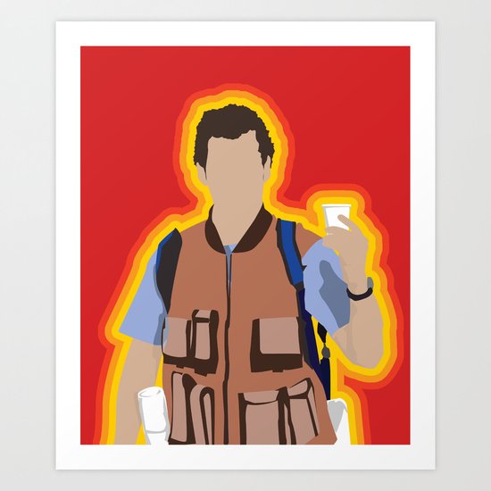 Bobby Boucher: Waterboy Art Print