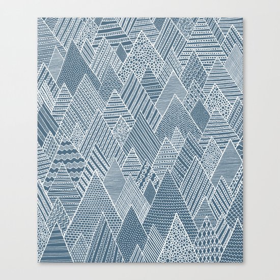 Mountain Pattern Canvas Print