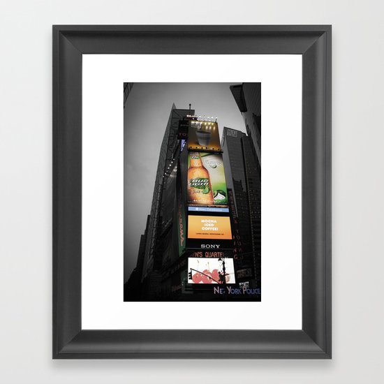 Times Square Framed Art Print