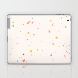 Geometric Messy Confetti Pattern Laptop Skin
