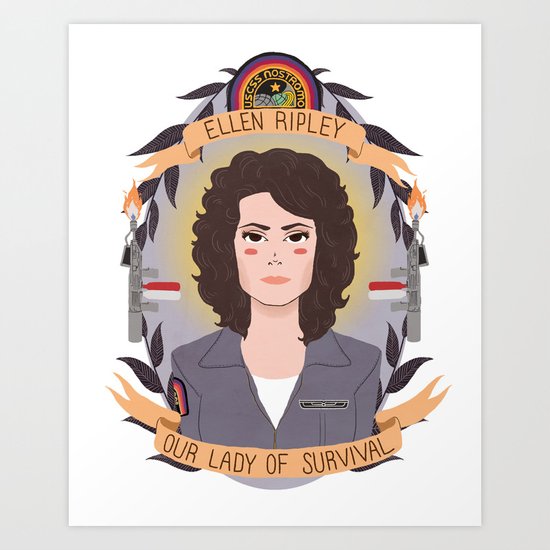 Ellen Ripley Art Print