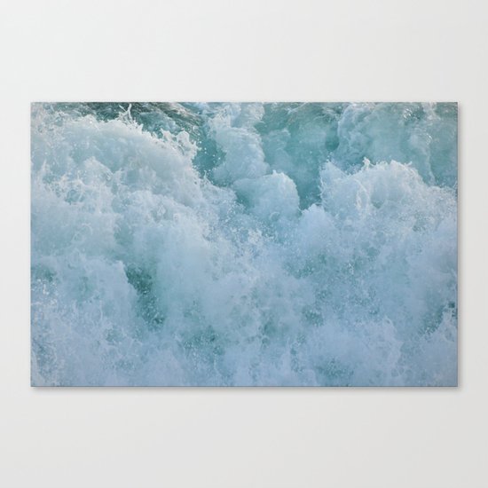 BUBBLES ON THE OCEAN Canvas Print