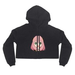 Anya Emote Hoody | Graphicdesign, Forger, Manga, Graphite, Cosplay, Japanese, Illustration, Anime, Pink, Character 