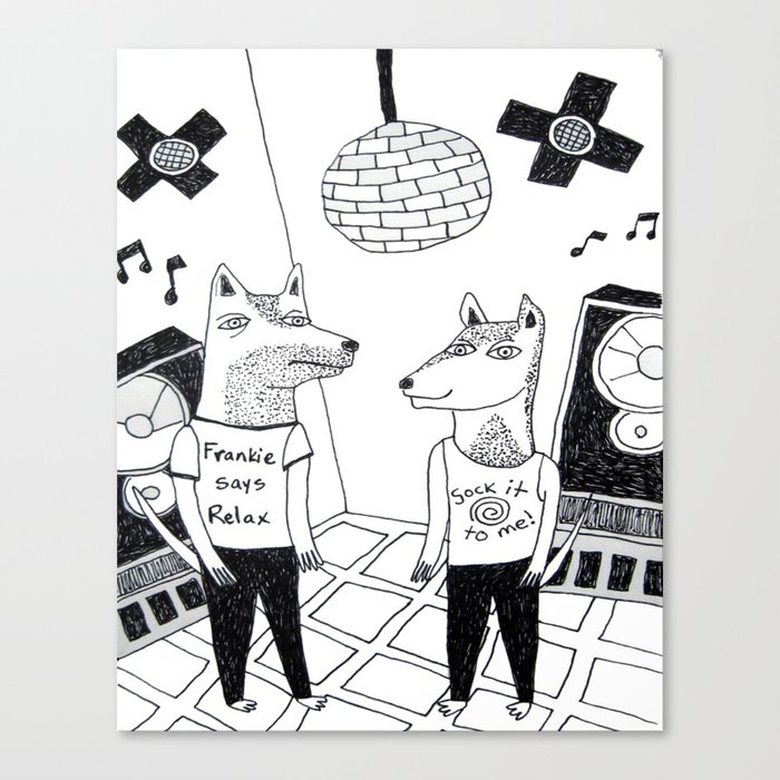 Club Dogs Canvas Print