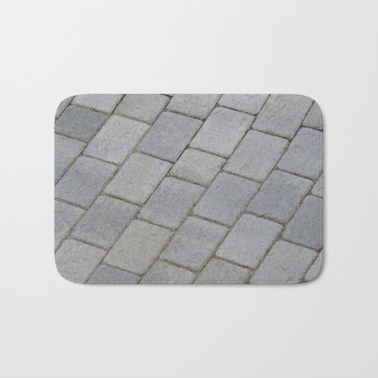 TEXTURES -- Pavingstone Pattern Bath Mat