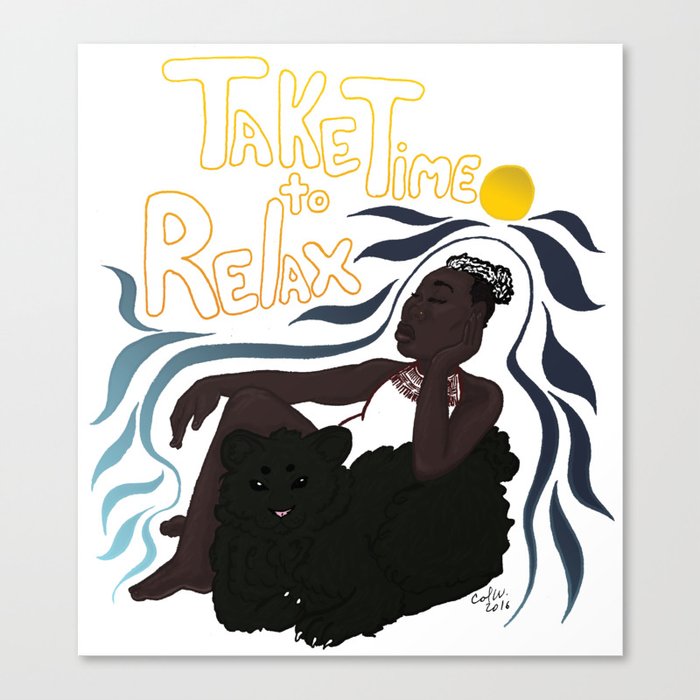 Take Time to Relax Canvas Print