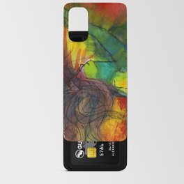 Dance It n2 - Female Dancer Dancing - Watercolor Painting Android Card Case