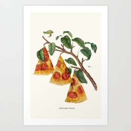 Pizza Plant Art Print