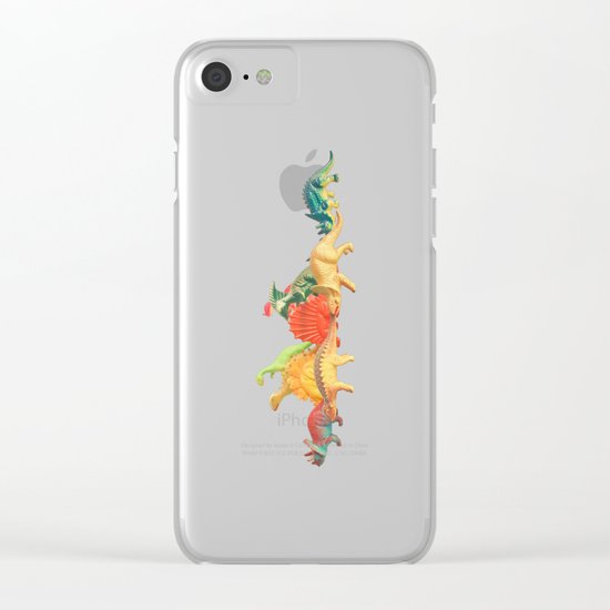 Walking With Dinosaurs Clear iPhone Case
