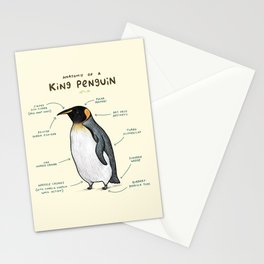 Anatomy of a King Penguin Stationery Card
