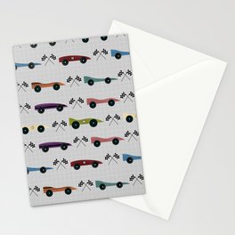 Race Cars Stationery Cards