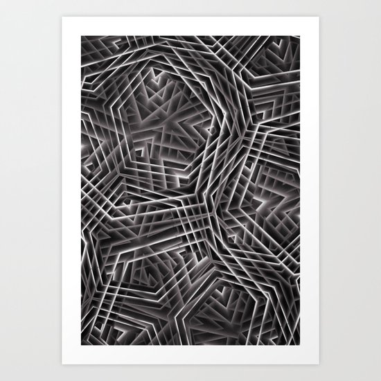 Di-simetrías 3 Art Print