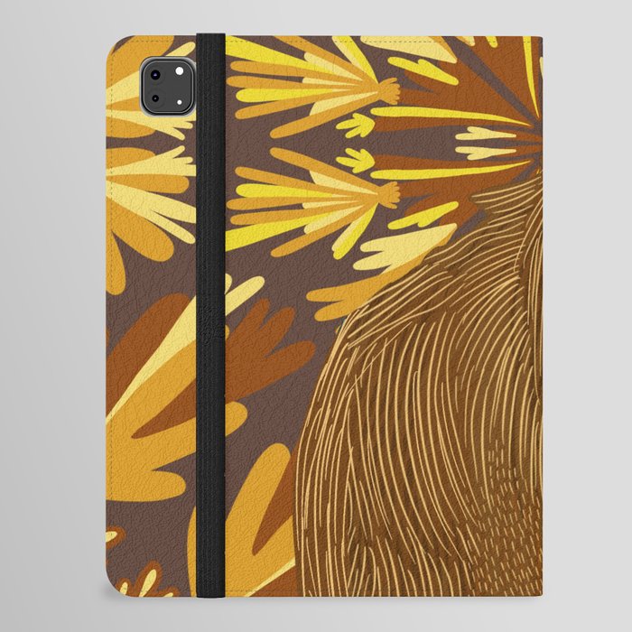 Abstract Orangutan iPad Folio Case