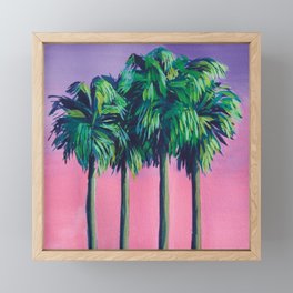 Florida Palms Framed Mini Art Print
