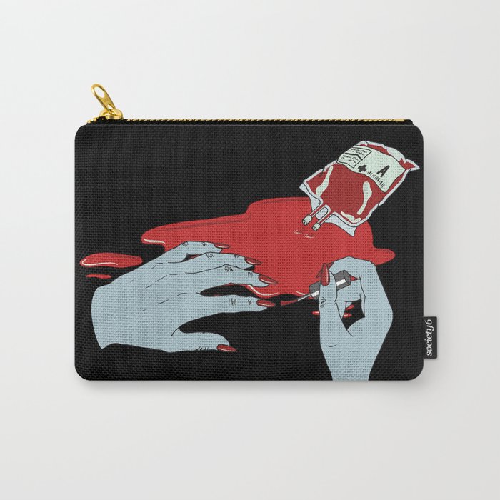 Bloody Nail Polish Carry-All Pouch