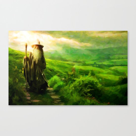 Gandalf's Return - Painting Style Canvas Print
