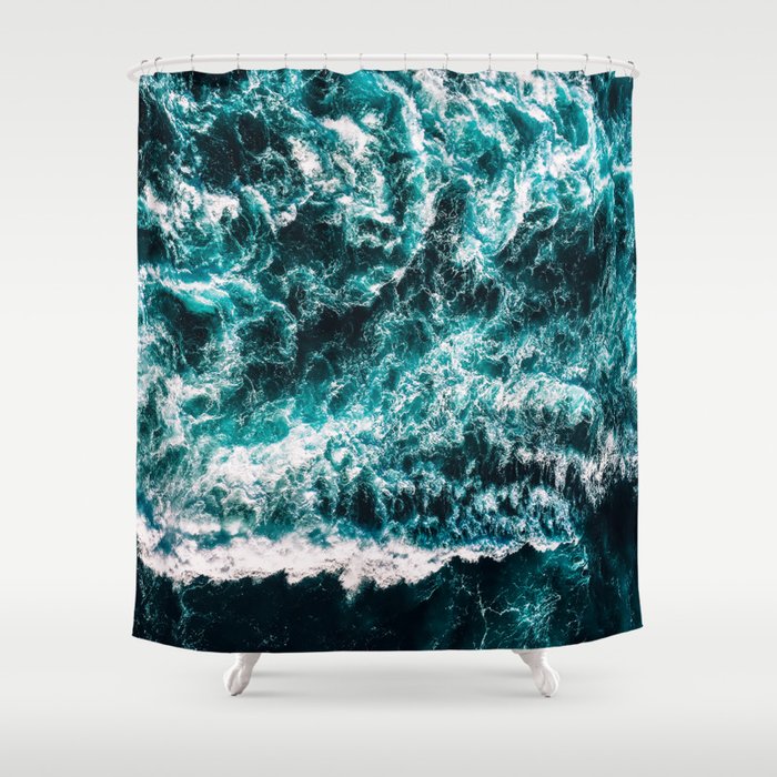 Summer Waves Shower Curtain