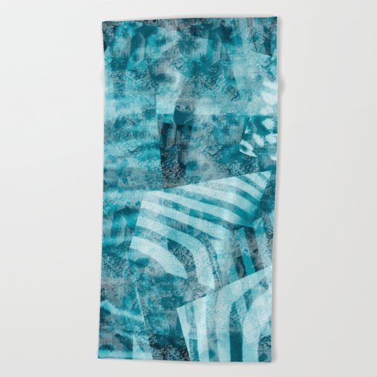 Blue safari Beach Towel
