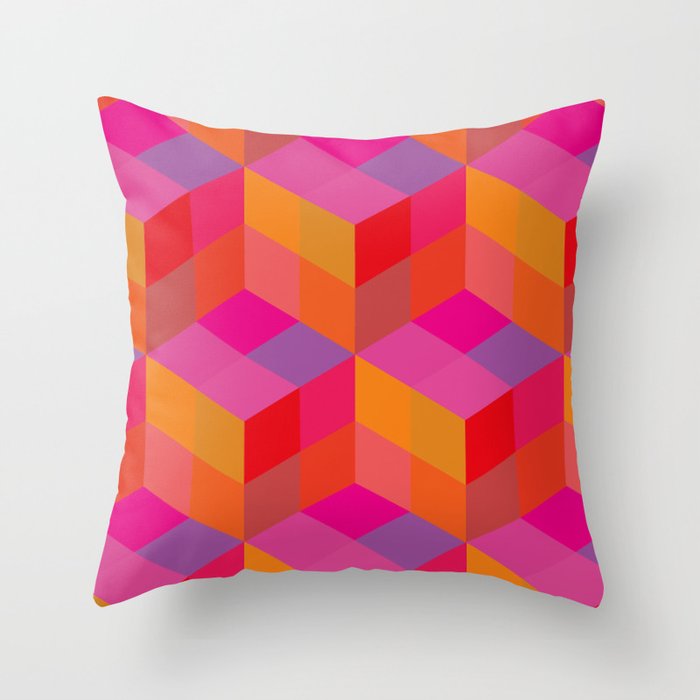 Geometrical pattern Throw Pillow