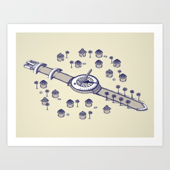 Time of Civilization (v2) Art Print