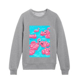 Flamingo Pool Kids Crewneck