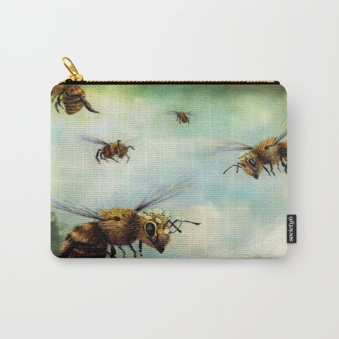 Crown of Bees Carry-All Pouch