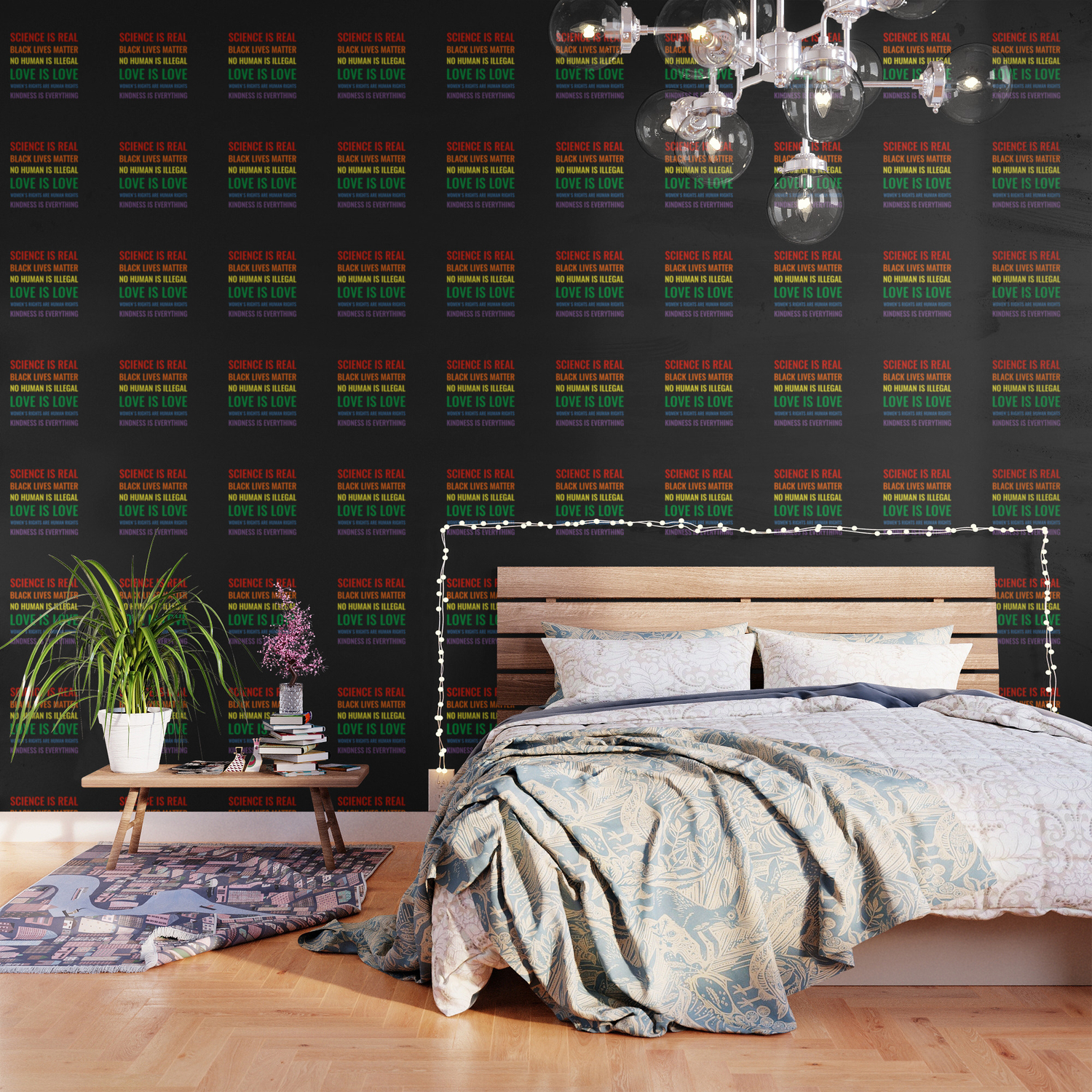Science Is Real Black Lives Matter No Human Is Illegal Love Is Love Wallpaper By Greatphotos234 Society6 Science Is Real Black Lives Matter No Human Is Illegal Love Is Love Wallpaper By Greatphotos234 Society6