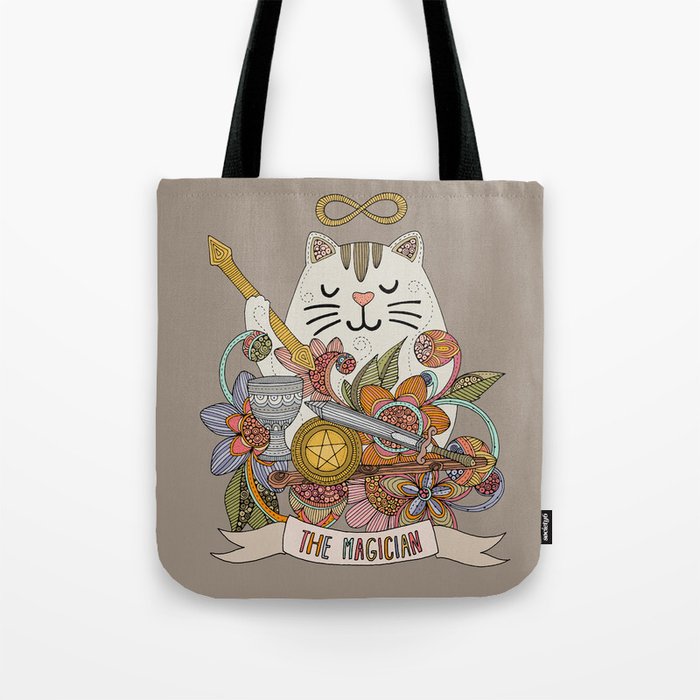 The Cat Magician Tote Bag