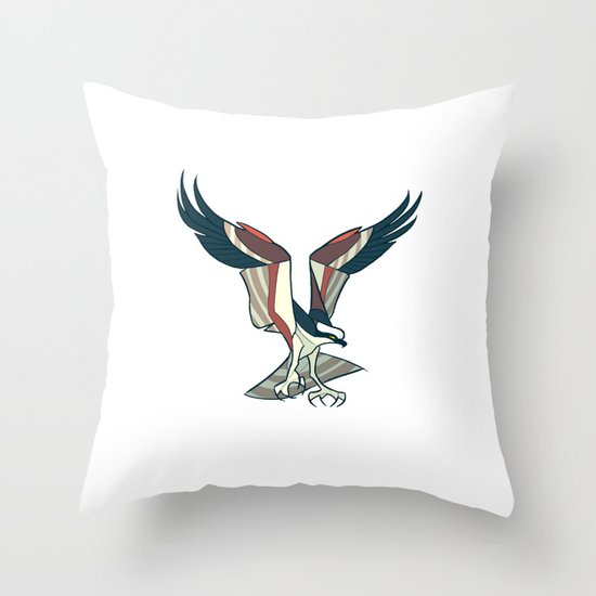 Osprey Throw Pillow