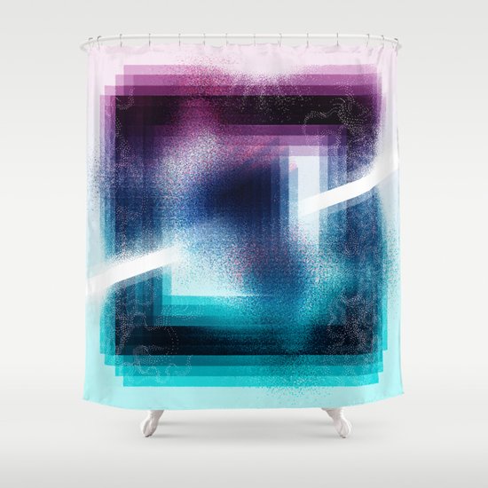 "Prisim" by Justin Hopkins Shower Curtain