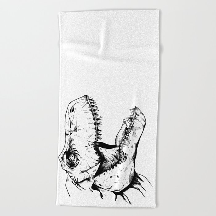 Tyrannosaurus Rex, Dinosaur  Beach Towel