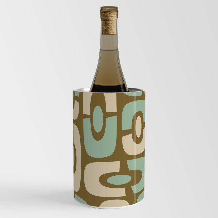 Colorful Mid-Century Modern Cosmic Abstract 385 Wine Chiller