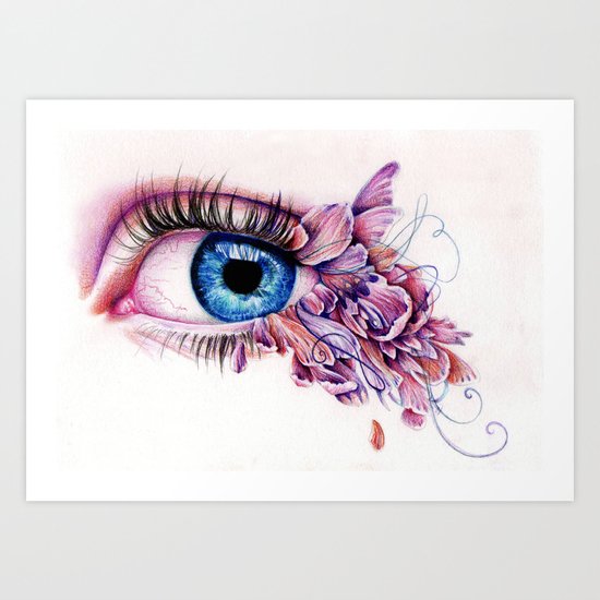 The Soul Would Have No Rainbow If The Eyes Had No Tears Art Print